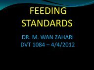 feeding standard lecture - UMK CARNIVORES 3