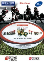 saison 2012-2013 - AC Bobigny 93 Rugby