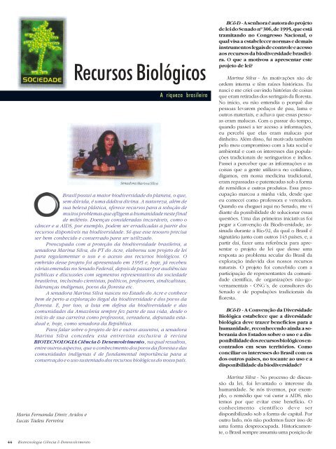 Revista Biotecnologia