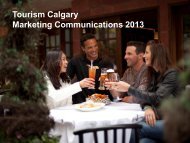 Marketing Plan - Tourism Calgary