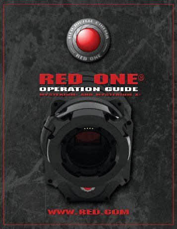 RED ONEÂ® OPERATION GUIDE - BUILD 30.7.0 - EBH