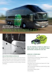 AUTOCAR STAR... VOYAGEz EN bUSINESS ... - Verdié Voyages