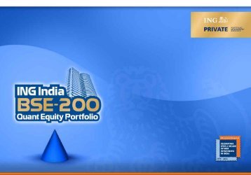 ING India BSE-200 Quant Equity Portfolio - ING Investment ...