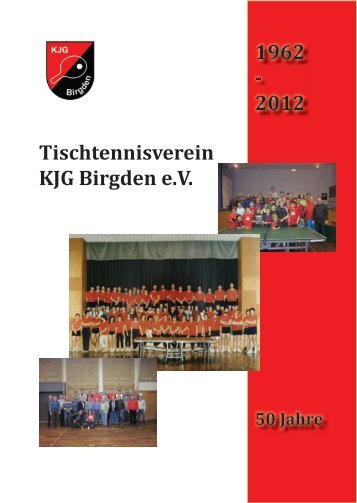 Grußwort - Tischtennisverein KJG Birgden eV