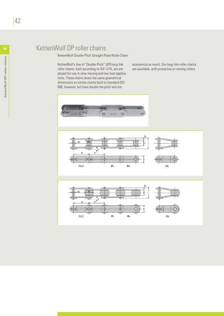 Brochure "Roller Chains Product Program" - KettenWulf