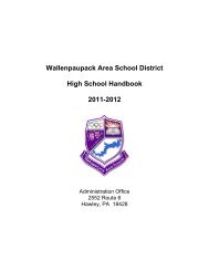 Download - Wallenpaupack Area School District