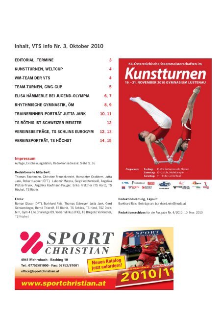 TS Röthis siegte bei Schweizer Meisterschaft - Vorarlberger ...