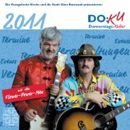Doku-Programm 2011 - Evangelisches Dekanat Darmstadt-Land