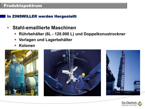 die DE DIETRICH Qualitätsmarke - EAS Engineering Automation ...