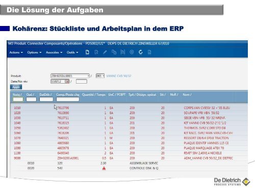 die DE DIETRICH Qualitätsmarke - EAS Engineering Automation ...