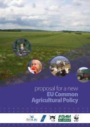 proposal for a new EU Common Agricultural Policy - WWF UE 2008