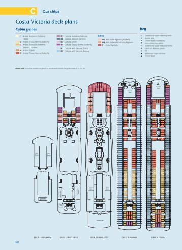 Costa Victoria deck plans