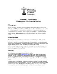 Parental Consent Form Photography, Media and Websites - Greater ...