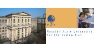 Russian State University for the Humanities