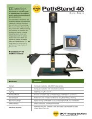 PathStand 40 Specifications - SPOT Imaging Solutions