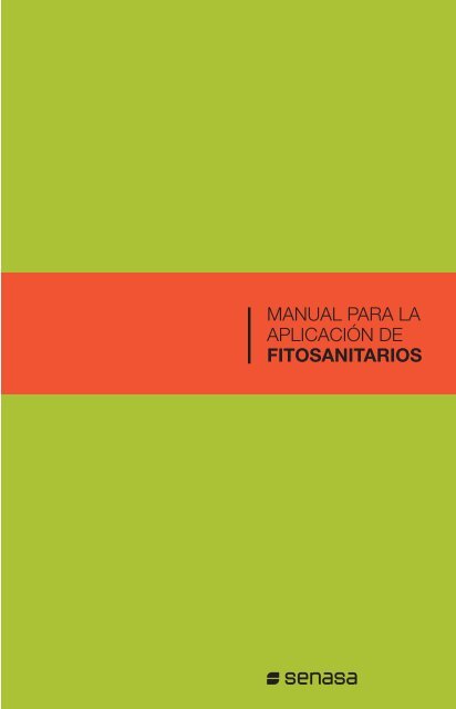 Manual para la aplicaciÃ³n de fitosanitarios - Senasa