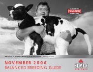 NOVEMBER 2006 BALANCED BREEDING GUIDE