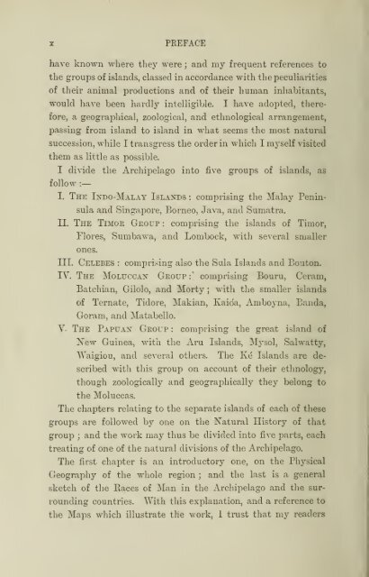 The Malay archipelago : the land of the orang-utan ... - Wallace Online