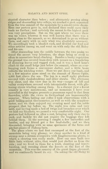 The Malay archipelago : the land of the orang-utan ... - Wallace Online