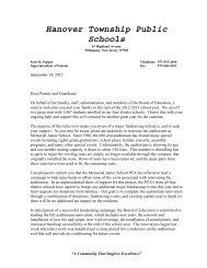 Auditorium Renovation Letter to Parents from Mr. Pepper