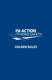FIA Golden Rules