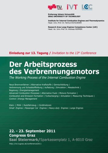 Der Arbeitsprozess des Verbrennungsmotors - Graz University of ...
