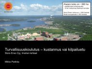 Turvallisuuskoulutus kilpailuetu vai kustannus luento MPa jako (pdf)