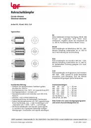 Datenblatt - LBF Lufttechnik GmbH