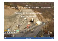 RN 122. CONSTRUCTION DU NOUVEAU TUNNEL DU ... - Mnesys