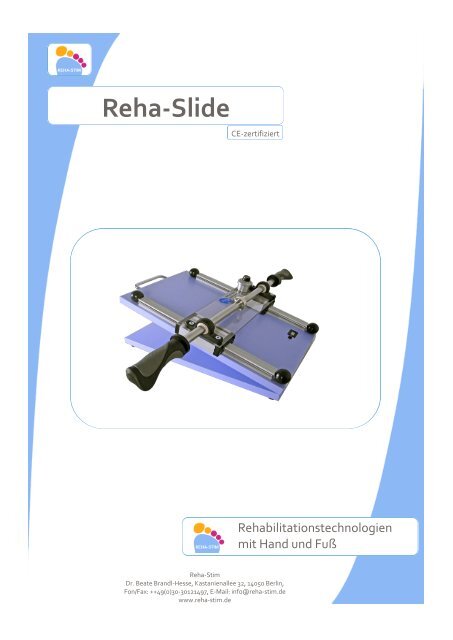Flyer Reha-Slide - Reha Stim