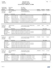 Klamath County PERMITS ISSUED For the Period 7/9/2008 thru 7 ...