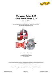Vergaser Bolex BJ2 carburetor Bolex BJ2 - Mach1 Kart