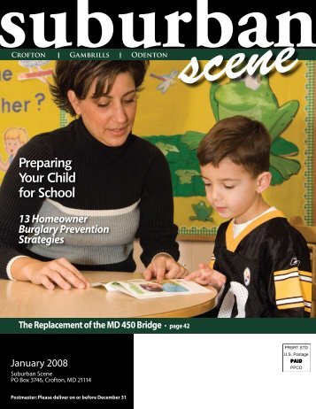 Preparing Your Child for School - Suburban Scene