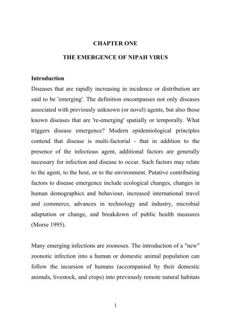 manual on the diagnosis of nipah virus infection in animals