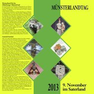 MÃNSTERLANDTAG - Heimatbund fÃ¼r das Oldenburger MÃ¼nsterland