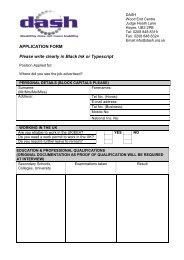 APPLICATION FORM Please write clearly in Black Ink or Typescript