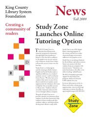 Study Zone Launches Online Tutoring Option - King County Library ...