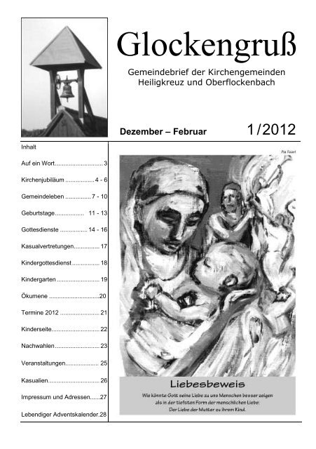 Lebendiger Adventskalender 2011 - glockengruss.de