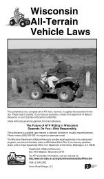 Wisconsin All-Terrain Vehicle Laws - City of Brillion