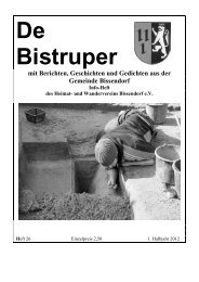 De Bistruper Heft 26 UB3Bullerdiek - Heimatverein-bissendorf.de