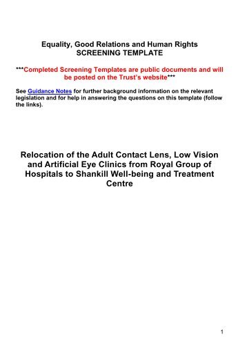 Relocation of the Adult Contact Lens, Low Vision and Artificial Eye ...