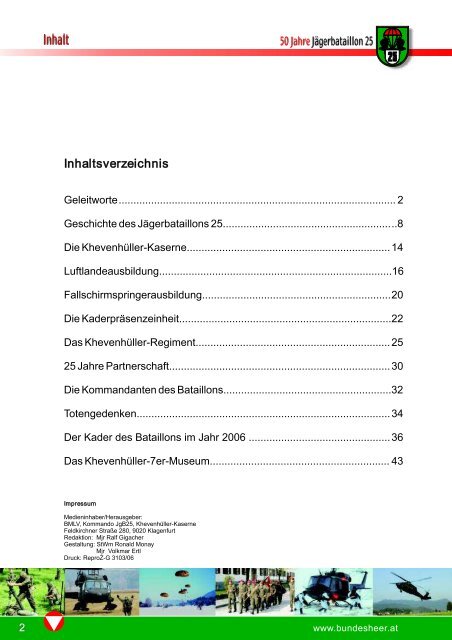 Festschrift - Österreichs Bundesheer