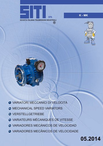 K-MK Catalogo variatori - Siti SpA