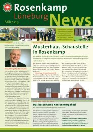 Musterhaus-Schaustelle in Rosenkamp