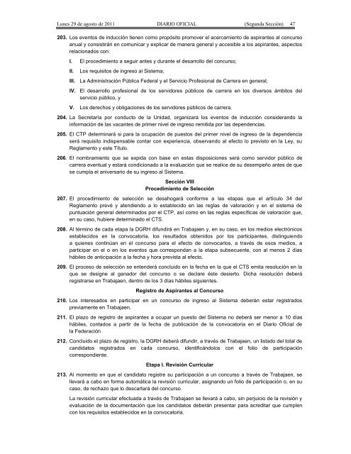 Manual del Servicio Profesional de Carrera - Sagarpa