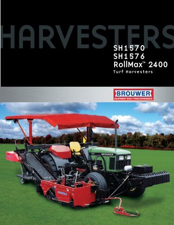 Brouwer SH1570 Turf Harvester - Vanmac.nl