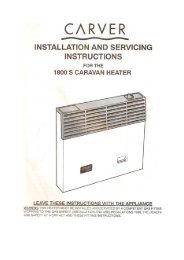 Carver 1800 S heater