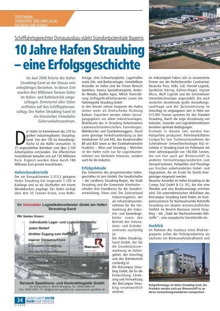 magazin für intermodalen transport und logistik - Schiffahrt und ...