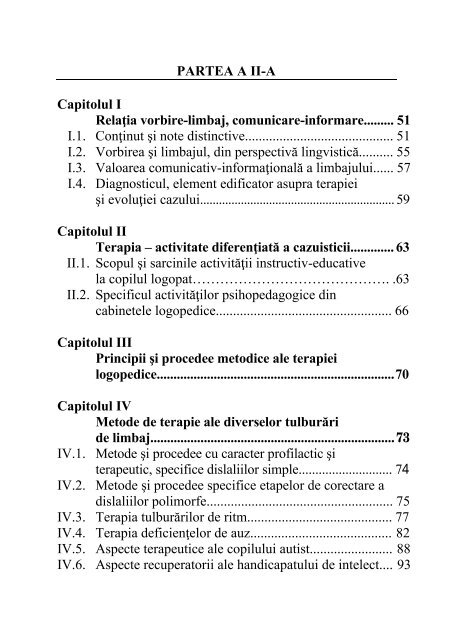 O interesanta cazuistica logopedica si terapia ei - PIM Copy