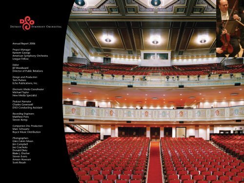 Annual Report 2006 - Detroit Symphony Orchestra